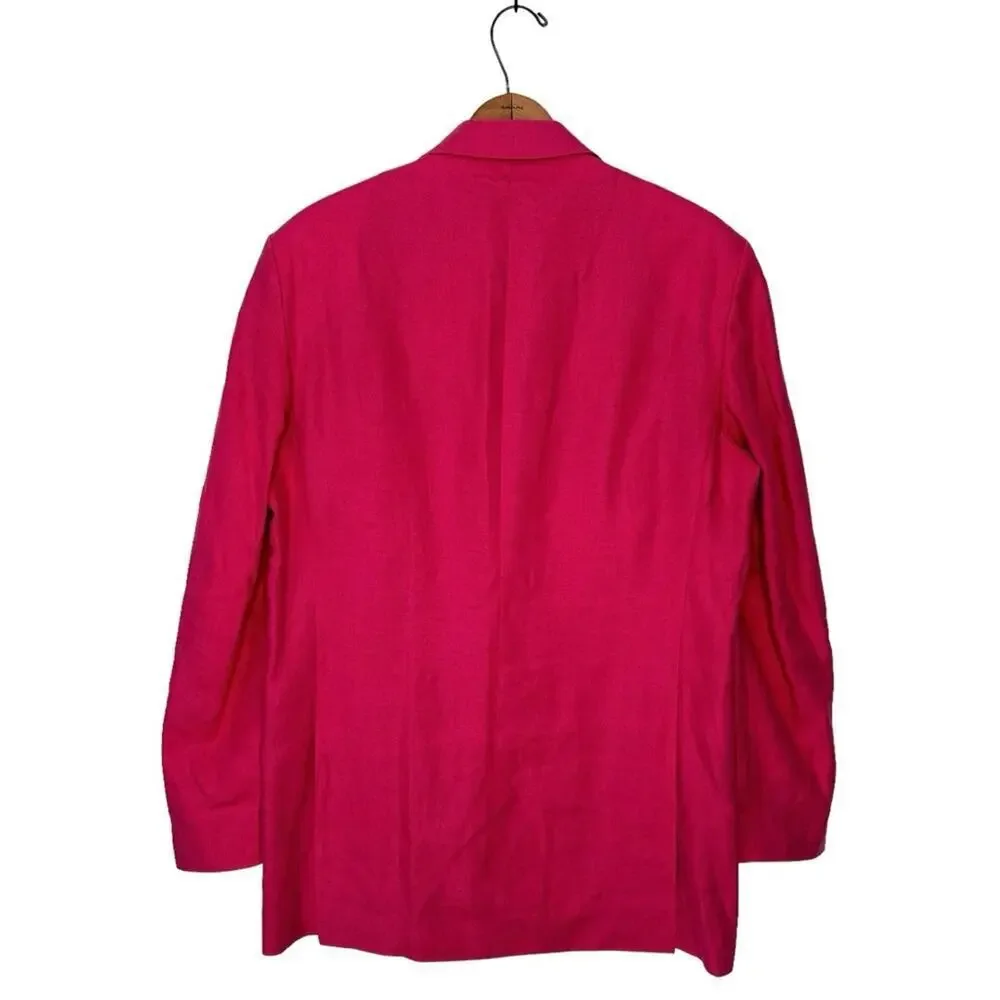 Lilly Pulitzer Men's Palm Beach Vintage Pink Linen 3 Button Down Blazer Size 40